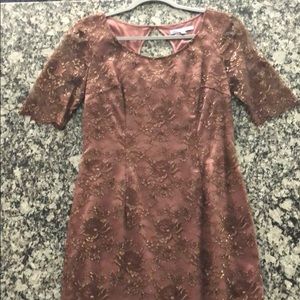 Antonio Melani Lace overlay dress